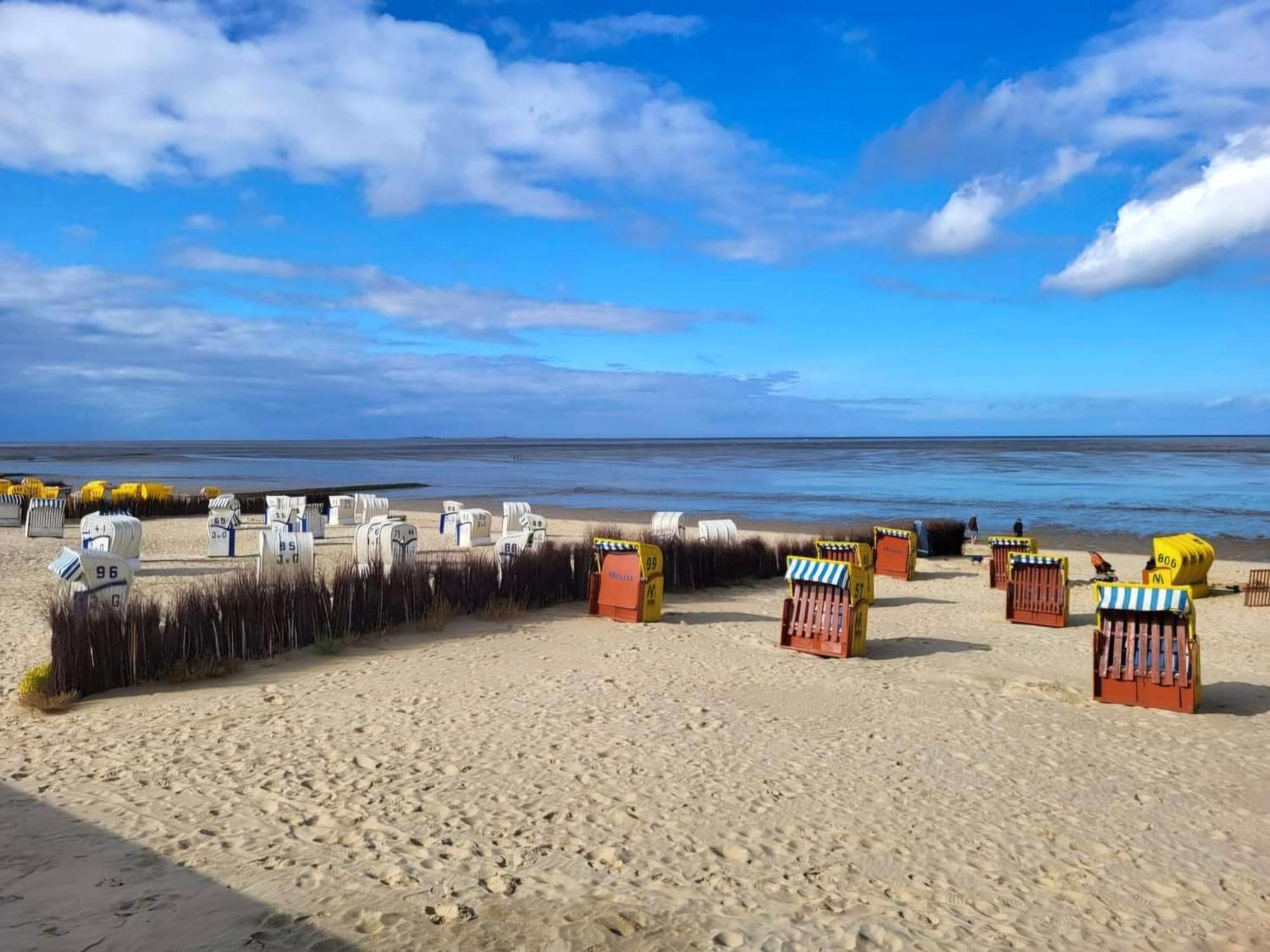 Strandloft Cuxhaven Im Haus Frauenpreiss Sahlenburg - Strandnah - 2 Hunde Willkommen -Schwimmbad - Sauna - Direkt Am Wald - Dachterrasse Mit Blick Nach Neuwerk Екстериор снимка